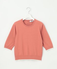 J.PRESS LADIES BASIC HT COTTON クルーネック ニット