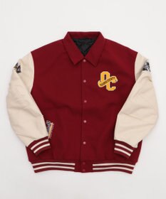 WEGO 【25年秋冬新作/ユニセックス着用ITEM/SMLサイズ展開】メルトンワッペンスタジャン