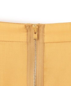 BEIGE， PINE / ウールレイヤードフレアスカート