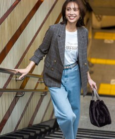 ANY SIS 【洗える】ロゴ刺繍 Tシャツ