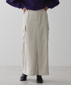 AMERICAN HOLIC コーデュロイサイドポケットタイトスカート