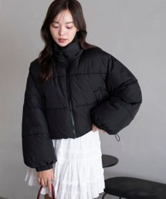 WEGO 【25年秋冬新作/SMサイズ展開】2WAYファーフードショートパファーブルゾン