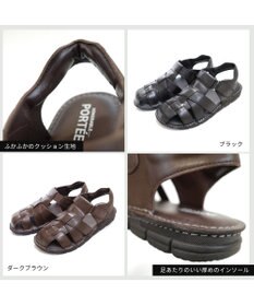 Pointer 本革カジュアルサンダル メンズ