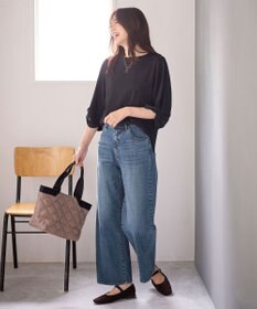 ANY L 【洗濯機可】シルケットスムースタックスリーブプルオーバー