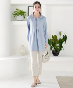 Tiaclasse フロントタックシャツチュニック