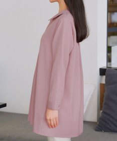 Tiaclasse フロントタックシャツチュニック