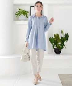 Tiaclasse フロントタックシャツチュニック