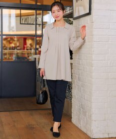 Tiaclasse フロントタックシャツチュニック