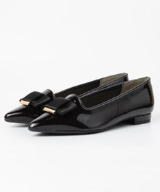 BONTRE 【PRECIEUX JOUET/プレシュウジュエ】ポインテッドリボンパンプス