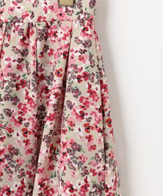 組曲 ニュアージュフラワープリント スカート