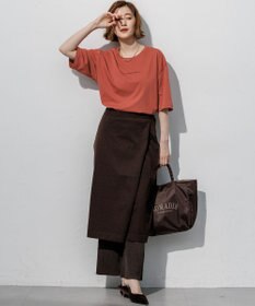 23区 【先行予約】ドロップショルダー メッセージ ロゴTシャツ