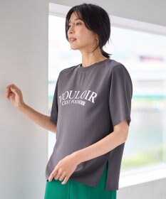 ANY 【WEB限定/UVカット/吸水速乾/接触冷感】ジョーゼットロゴ半袖Tシャツ