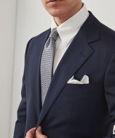 GOTAIRIKU 春夏向け【形態安定】SUMMERPREMIUMPLEATS_スナップダウンカラー _織柄_ 長袖ドレスシャツ(26年モデル)