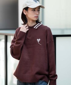 WEGO ラインポロニットプルオーバー