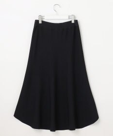 自由区 【洗える・XSサイズあり】クレープストレッチニット スカート