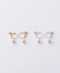 Pisceans 2wayドロップパールフープイヤリング