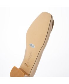 MODE ET JACOMO <MODE ET JACOMO>メタリックアクセント スクエアパンプス