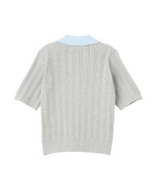 AMERICAN HOLIC 襟配色ニットポロ