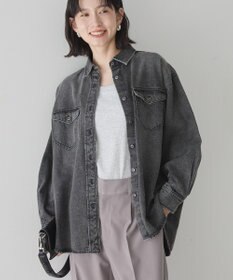 AMERICAN HOLIC Wポケットデニムシャツ