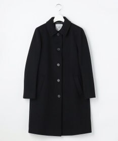 J.PRESS LADIES S ショートビーバー ロング丈 ステンカラー コート