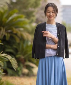 J.PRESS LADIES L 【WEB限定カラーあり・抗菌消臭・吸水速乾】サッカージャージー フレンチスリーブ カットソー