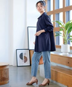 Tiaclasse フロントタックシャツチュニック