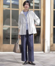 J.PRESS LADIES S 【撥水・洗える】Artirosa テントライン ショート丈 コート