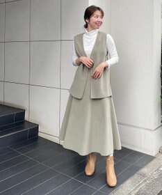 UNFILO 【セットアップ対応】ウールライク スカート