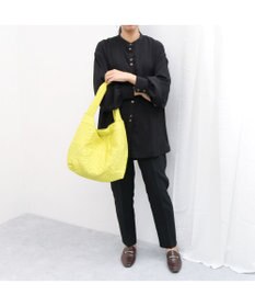 UNBILLION カシュカシュ cachecache / オルテガ柄キルト肩入れトートバッグ