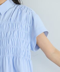 CRAFT STANDARD BOUTIQUE シャーリングショートスリーブブラウス