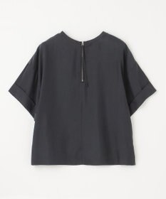 NAVE 【ReNAVE・セットアップ可/洗える/UVケア/接触冷感】フィブリルシャンブレー Tブラウス