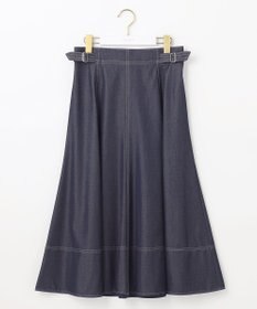 ANY SIS 【洗える】デニムライクシャンブレー スカート