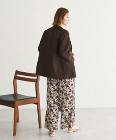 YECCA VECCA マシンウォッシャブルリネンライクジャケット