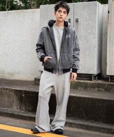 WEGO 【ユニセックス着用ITEM】ワーカーズボアフードブルゾン