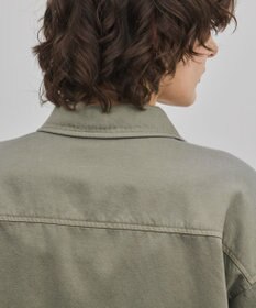 GRACE CONTINENTAL パール釦ピグメントシャツ