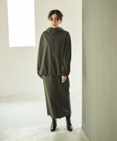 #Newans 【洗濯機可能/ウエストゴム】ロングナロースカート