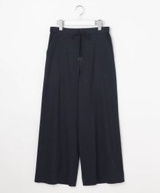 J.PRESS LADIES L 【WEB限定・人気素材・セットアップ対応】セルロースリネンストレッチ ワイドストレート パンツ