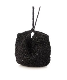 UNBILLION カシュカシュ cachecache / メタリック糸手編みポシェット