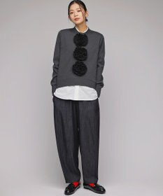 組曲 S 【組曲×setsuko sagittaire】ボンボンフラワー ニット