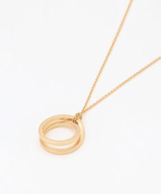 自由区 【カタログ掲載】インフィニティスカーフリング ネックレス マットゴールド
