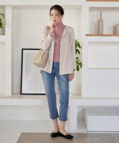 Tiaclasse 【安田美沙子さん着用・洗える】ストレッチストレートデニム