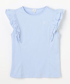 組曲 KIDS 【150-160㎝】 フルールフリルTシャツ