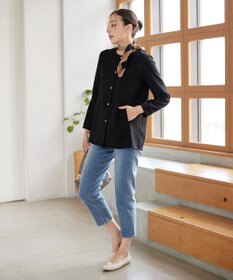 Tiaclasse 【安田美沙子さん着用・洗える】ストレッチストレートデニム