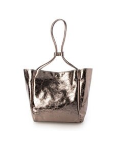UNBILLION カシュカシュ cachecache / クラッシュメタリックワンハンドルミニトート