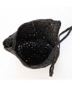 UNBILLION カシュカシュ cachecache / メタリック糸手編みポシェット