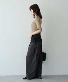YECCA VECCA 【2点SET】レイヤードストレートパンツ