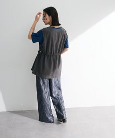 Green Parks セルフカットウェーブプリーツパンツ