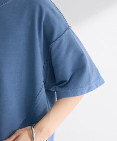 Green Parks ピグメント裏毛切りっぱなしチュニック