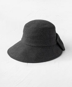 TOCCA 【サイズ調整可】RIBBON KNOT WOOLY BUCKETHAT バケットハット ライトグレー系