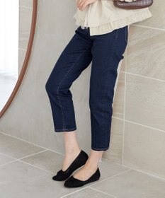 Tiaclasse 【安田美沙子さん着用・洗える】ストレッチストレートデニム